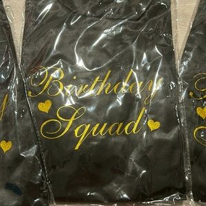 Birthday squad black robes